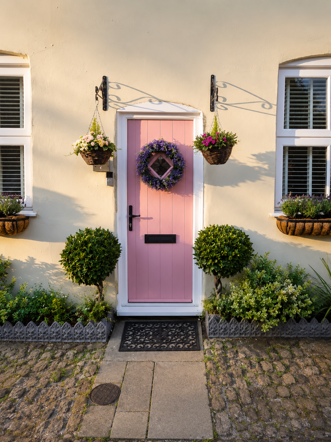 Champagne Blush Composite Door installed in Highworth