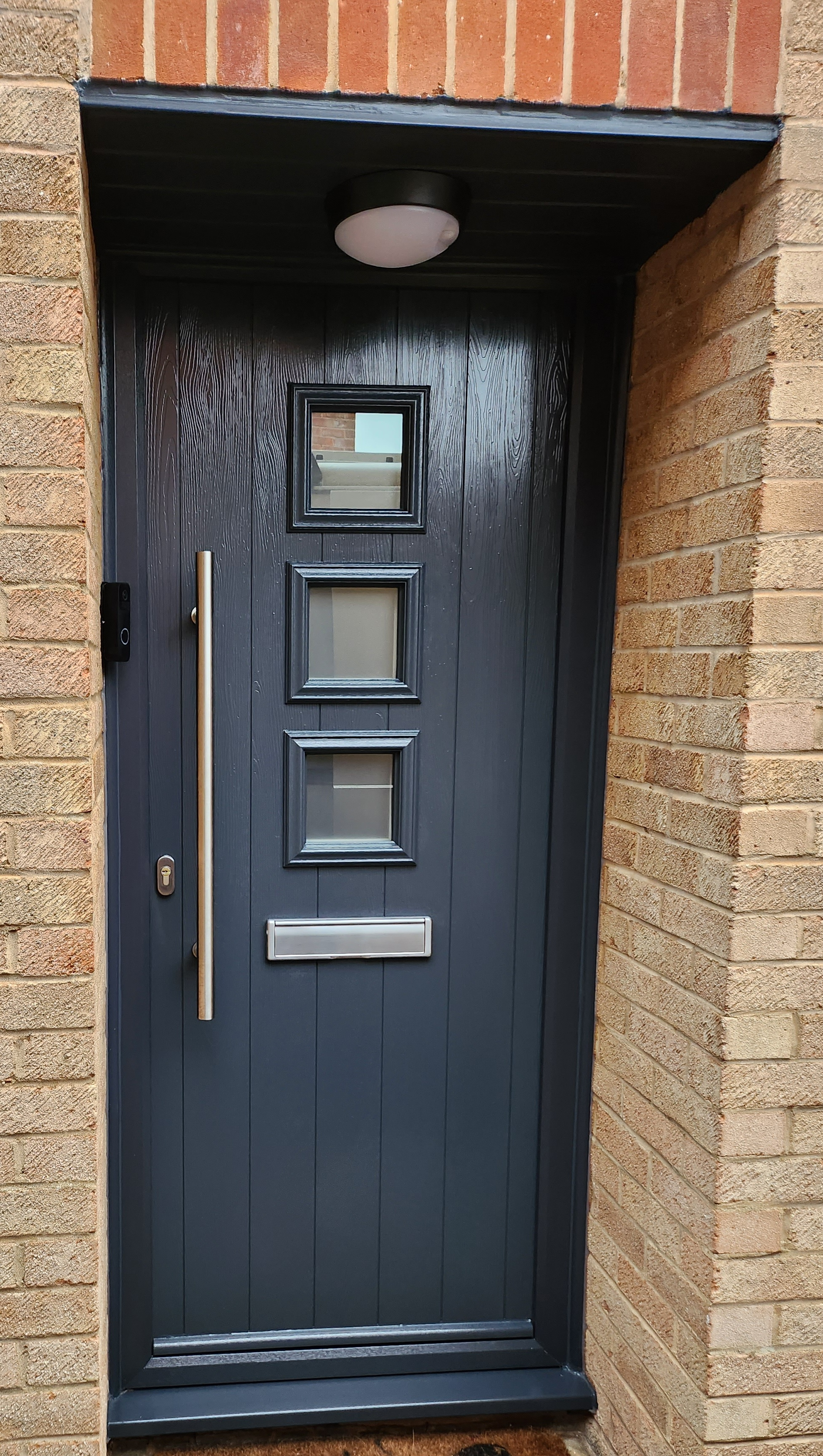 Grey Composite Front Door
