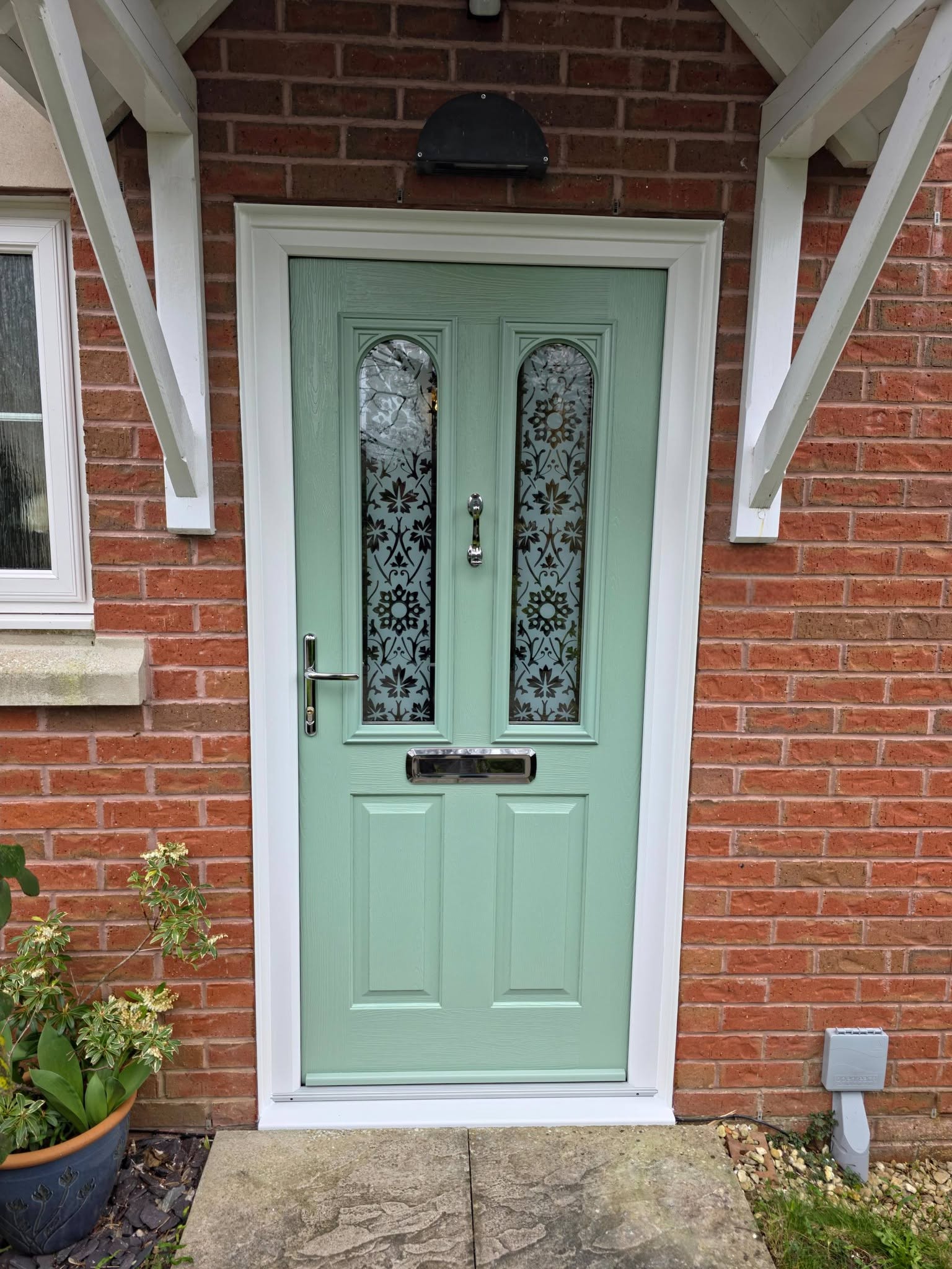 Chartwell Green Composite Front Door installed in Devizes