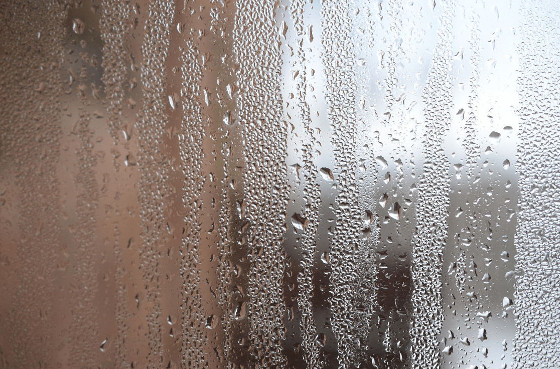 Blown sealed double glazing unit