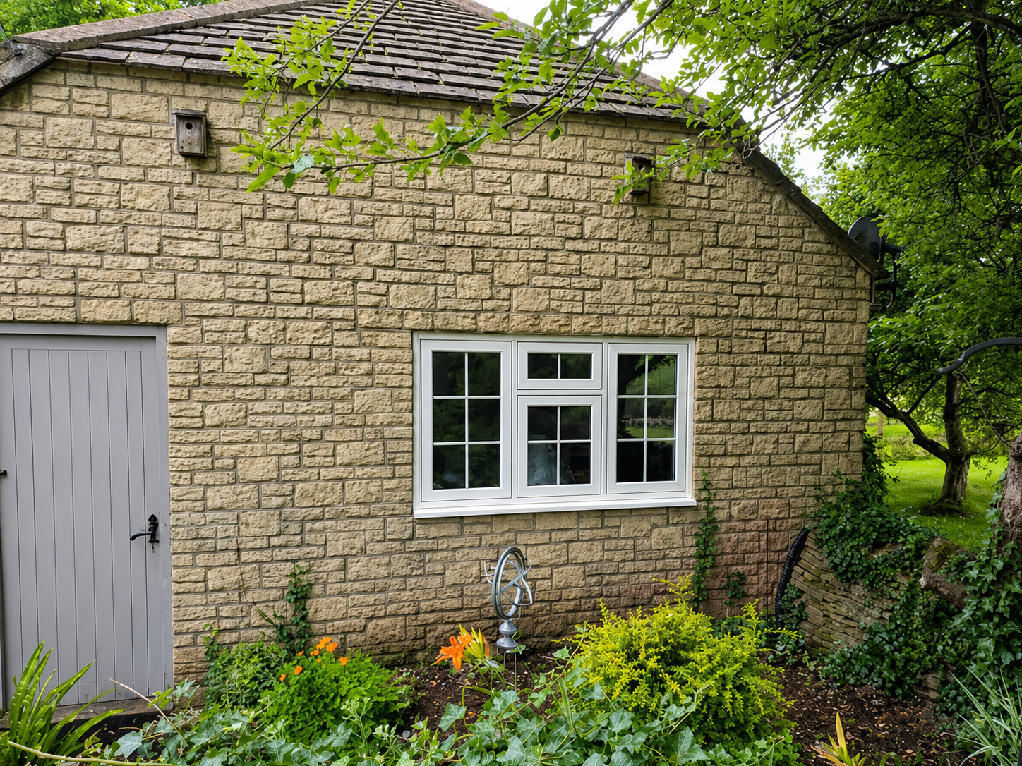 Cream Flush Windows installed in Kington St Michael