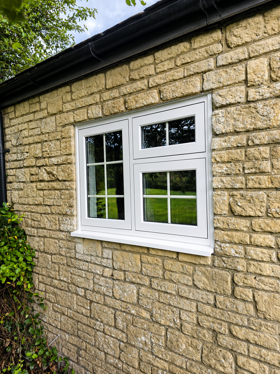Cream Flush Windows installed in Kington St Michael